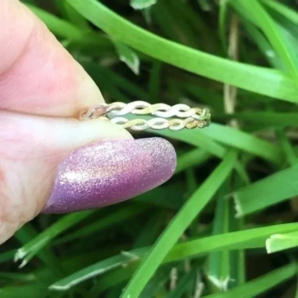 SIZE 6.5 10k Gold Fill Sterling Silver Ring NWT